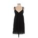 Vince. Casual Dress: Black Polka Dots Dresses - Women's Size P