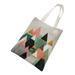 Striped decorative handbag Cute Print Women Canvas Bag Leisure Fashion Shoulder Bag Girls Zipper Casual Shopping Handbag Flower
