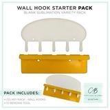 Next Innovations 261518004 Wall Hook Starter Pack Sublimation Blanks