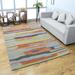 Rugsotic Carpets Hand Tufted Contemporary Wool Floor Area Rug For Living Room Bedroom Multicolor 5 x8 K00S03