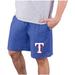 Men's Concepts Sport Royal Texas Rangers Quest Knit Jam Shorts