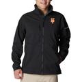 Men's Columbia Black New York Mets Ascender II Full-Zip Jacket