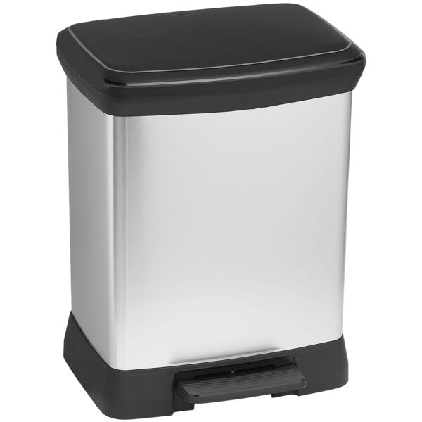 Curver Mülleimer »Decobin« 30 Liter silber, 39x50.5x29 cm