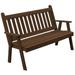 Kunkle Holdings LLC Pine 6 Traditional English Garden Bench Mushroom Stain