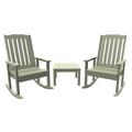 highwood Rocking Chairs and Side Table (3-piece Set) Eucalyptus