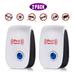 Ultrasonic Pest Repeller Indoor Ultrasonic Insect Repellers for Mice 2 Packs Electronic Plug-in Sonic Repellent Pest Control for Roach Rodent Mouse Bugs Mosquito Spider Mice