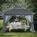 ABCCANOPY 13 x13 Pop Up Gazebo with Mosquito Netting - 13ftx13ft Grey