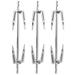 3 Pcs Stainless Steel Rotary BBQ Forks Air Fryer Oven Forks Barbecue Tools