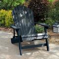 highwood Eco-friendly King-Size Folding and Reclining Adirondack Chair Multicoloured