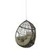 Christopher Knight Home Mabel Wicker Hanging Chair by Multi-Brown + Khaki