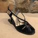 Nine West Shoes | Nine West Vegan Snakeskin Slingback | Color: Black | Size: 8.5