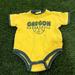 Nike One Pieces | Infant Nike Oregon Ducks Basketball Bodysuit | Color: Green/Yellow | Size: 3-6mb