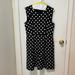 J. Crew Dresses | Euc J. Crew Sleeveless Polka Dot Dress Size 10 | Color: Black | Size: 10