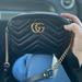 Gucci Bags | Gucci Gg Marmont Mini Shoulder Bag | Color: Black/Gold | Size: Os