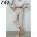 Zara Pants & Jumpsuits | Blogger Fav Zara Woman High-Waisted Pants Bubble Gum 9929/032, Black, Size M | Color: Black | Size: M