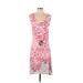 Ella Moss Casual Dress: Pink Graphic Dresses - Women's Size Small