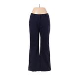 Lands' End Dress Pants - Low Rise: Blue Bottoms - Women's Size 6 Petite