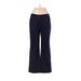 Lands' End Dress Pants - Low Rise: Blue Bottoms - Women's Size 6 Petite