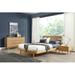AllModern Lacey 4Pc Solid Wood King Platform Bed Set w/ Dresser Wood in Brown | 39.5 H x 81 W x 88 D in | Wayfair 56E8B57AF6604465BA97EE0F400EC24F