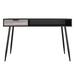 Willa Arlo™ Interiors Penryn Writing Desk Wood/Metal in Black | 30 H x 47.6 W x 23.5 D in | Wayfair 53C4E9C30E384991B1CC26AED9AB93C4