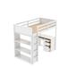 Isabelle & Max™ Ahran 5 Drawer Loft Bed w/ Built-in-Desk by Isabelle & Max Wood in White | 65.7 H x 39.3 W x 80.7 D in | Wayfair
