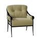 Woodard Derby Patio Chair, Linen in Black | 38.25 H x 34.75 W x 37.5 D in | Wayfair 4T0106-92-03Y