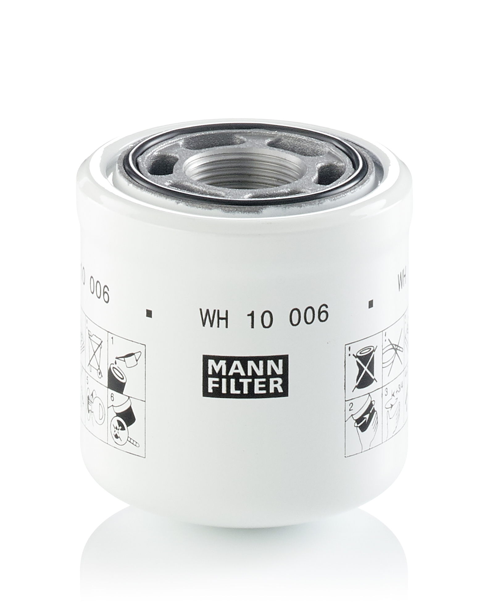 MANN-FILTER Filter, Arbeitshydraulik 97mm WH 10 006 Image