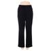 Nine West Dress Pants - Mid/Reg Rise: Black Bottoms - Women's Size 6