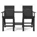 Loll Designs Lollygagger Hi-rise Chair Set with Square Bridge - LL-LC-HRC-BL | LL-LC-HRCB-BL