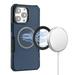 For Iphone 12 Iphone 12 Pro Grip Magneti Circle Metal Shockproof Hybrid - Dark Blue