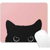 Cute Kitten Mouse Pad Cat Mouse Pad for Kids Girls Pink Kawai Mouse Pad Anti-Slip Rubber Mousepad