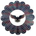 Next Innovations 101404014-BLRD 11 in. Kaleidoscope Screaming Eagle Blue & Red Wind Spinner