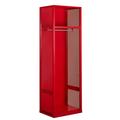 Hallowell Welded Sport Locker 24 W x 24 D x 74-3/4 H 721 Relay Red Open Front 1 - wide Welded