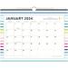 2024 Simplified by Emily Ley for AT-A-GLANCEÂ® Monthly Wall Calendar 15 x 12 Happy Stripe January to December 2024 EL16-707