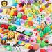 130 Pack Animal Erasers for Kids KIZCITY Puzzle Mini Erasers Bulk Desk Pets for Classroom Gifts for Students