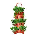 Trarodic Upside Down Tomato Planter | Vertical Hang Garden Bag | Breathable Canvas Strawberry Planter Bags Flower Grow Bags Aeration Fabric Strawberry Planter Bags