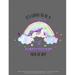 Rainbows and Unicorns Notebook : It s Going to Be a Rainbows and Unicorns Kind of Day Cute Magical College Ruled 7.44 X 9.69 Composition Journal 50 Pages Plain Lined Paper Pad for School Diary or Party Favors: Dark Grey Cover
