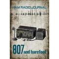 807 and Barefoot: Ham Radio Journal with Left Side Notes and Right Side for Data Recording