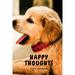 Puppy Notebook: Happy Thoughts Cute Puppy College Ruled Journal for School Office and Home(cute and Colorful Cover 6 X 9 Inches 11