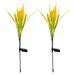 Tarmeek Solar Outdoor Lights 2 Pack Simulation Wheats Ear With 7 Solar Lightsï¼ŒOutdoor Solar Straw Lamps Solar Garden Flowers Lights Outdoor Decorative For Patio Garden Yard Lawns Pathways