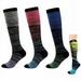 DNAKEN(3 pairs) Compression Socks for Women & Men Circulationis Best Support for Athletic Running Hikingï¼ŒNursing compression socks for women plus size toe socks