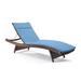 Set of 2 Balencia Chaise Cushions - Sailcloth Cobalt, Quick Dry - Frontgate