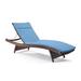 Set of 2 Balencia Chaise Cushions - Sailcloth Air Blue, Quick Dry - Frontgate