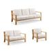 Calhoun Seating Replacement Cushions - Teak Chaise, Solid, Gingko Teak Chaise, Quick Dry - Frontgate