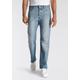 Straight-Jeans LEVI'S "501 ORIGINAL" Gr. 36, Länge 32, blau (stretch it out) Herren Jeans Straight Fit mit Markenlabel Bestseller