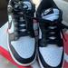 Nike Shoes | Nike Dunk Low Retro White/Black-White Men’s 7.5 Equivalent To A Women’s 9/9 1/2. | Color: Black/White | Size: 7.5