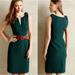 Anthropologie Dresses | Anthropologie Tabitha Emerald Green Quilted Tema Dress | Color: Green | Size: 2