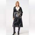 Zara Jackets & Coats | New Zara Limited Edition! Rare! Black Women Contrast Lapel Coat Size Xs | Color: Black/White | Size: Various