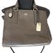 Coach Bags | Coach Leather Turnlock Crosby Carryall Silver Tone Hangtag Great Condition | Color: Gray | Size: Os