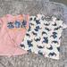 Disney Shirts & Tops | Disney Stitch Girls Shirt Size Medium 7/8 Used | Color: Blue/Pink | Size: Mg